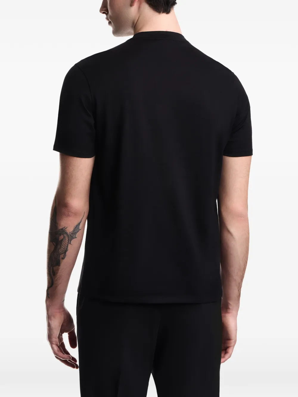 Emporio Armani T-shirt met logo Zwart