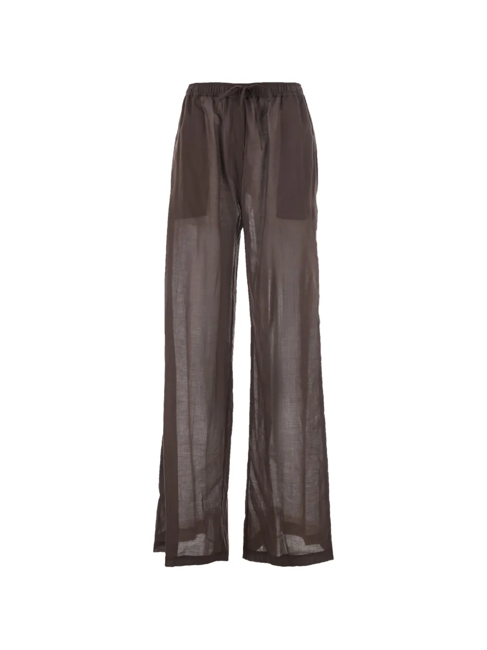 Federica Tosi drawstring-waist trousers - Braun