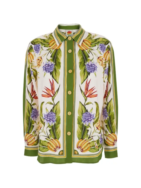 FARM Rio Sand Tropical floral-print shirt