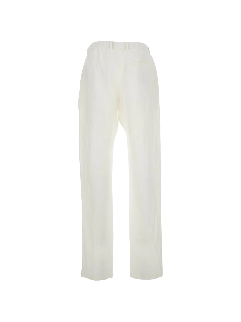 Emporio Armani Linnen broek Wit
