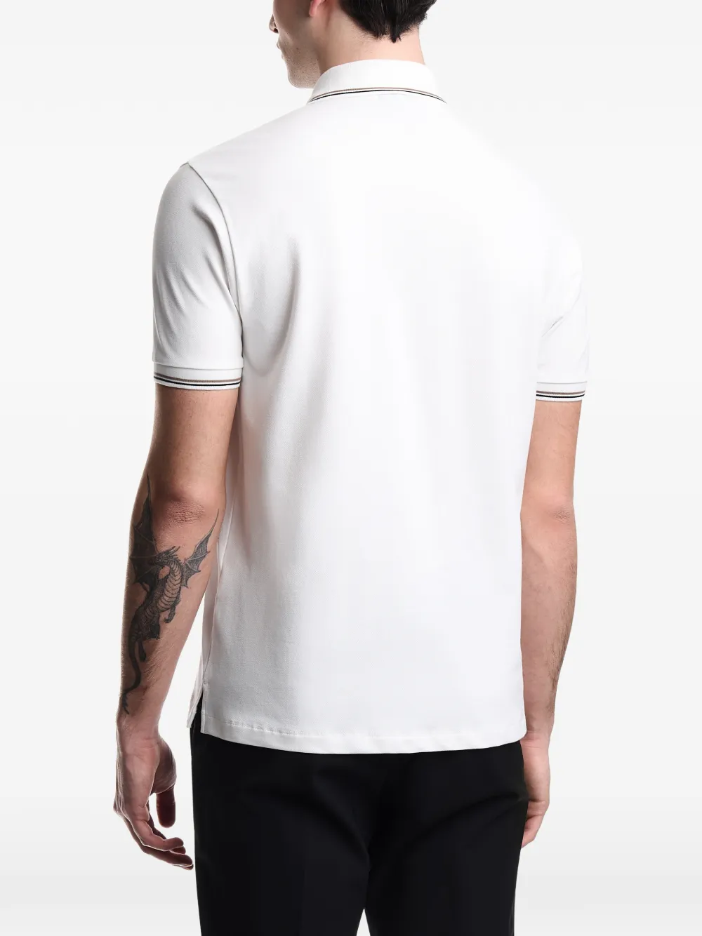 Emporio Armani Poloshirt met afwerking Wit