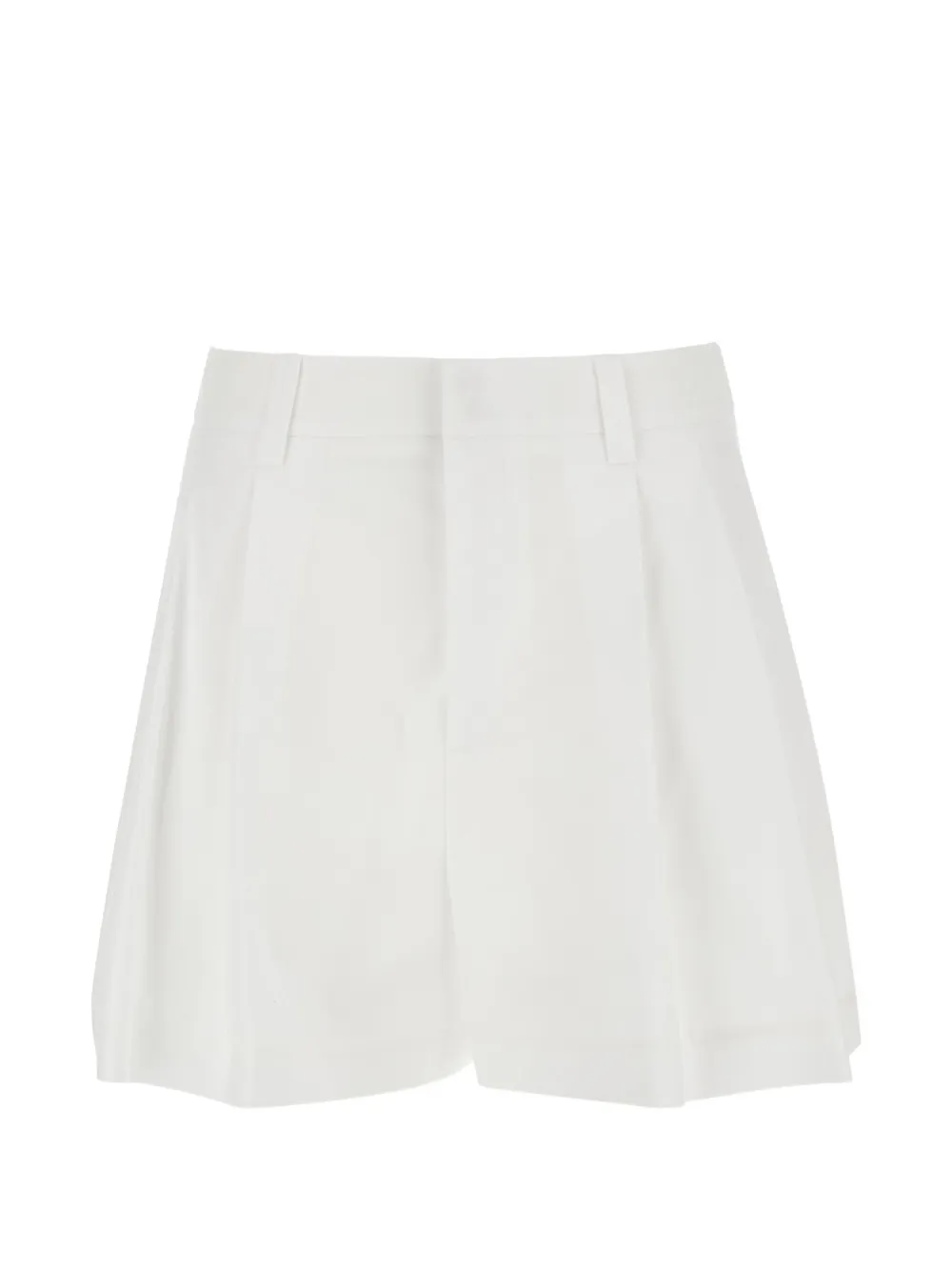 Federica Tosi pleat-detail shorts - Bianco