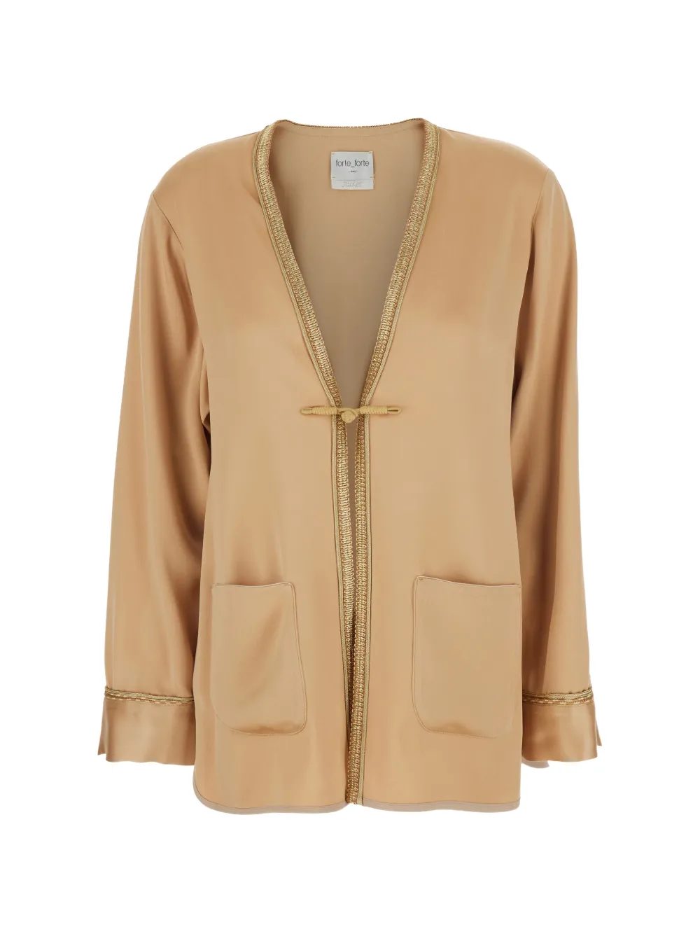 Forte Forte pocket trim jacket - Toni neutri