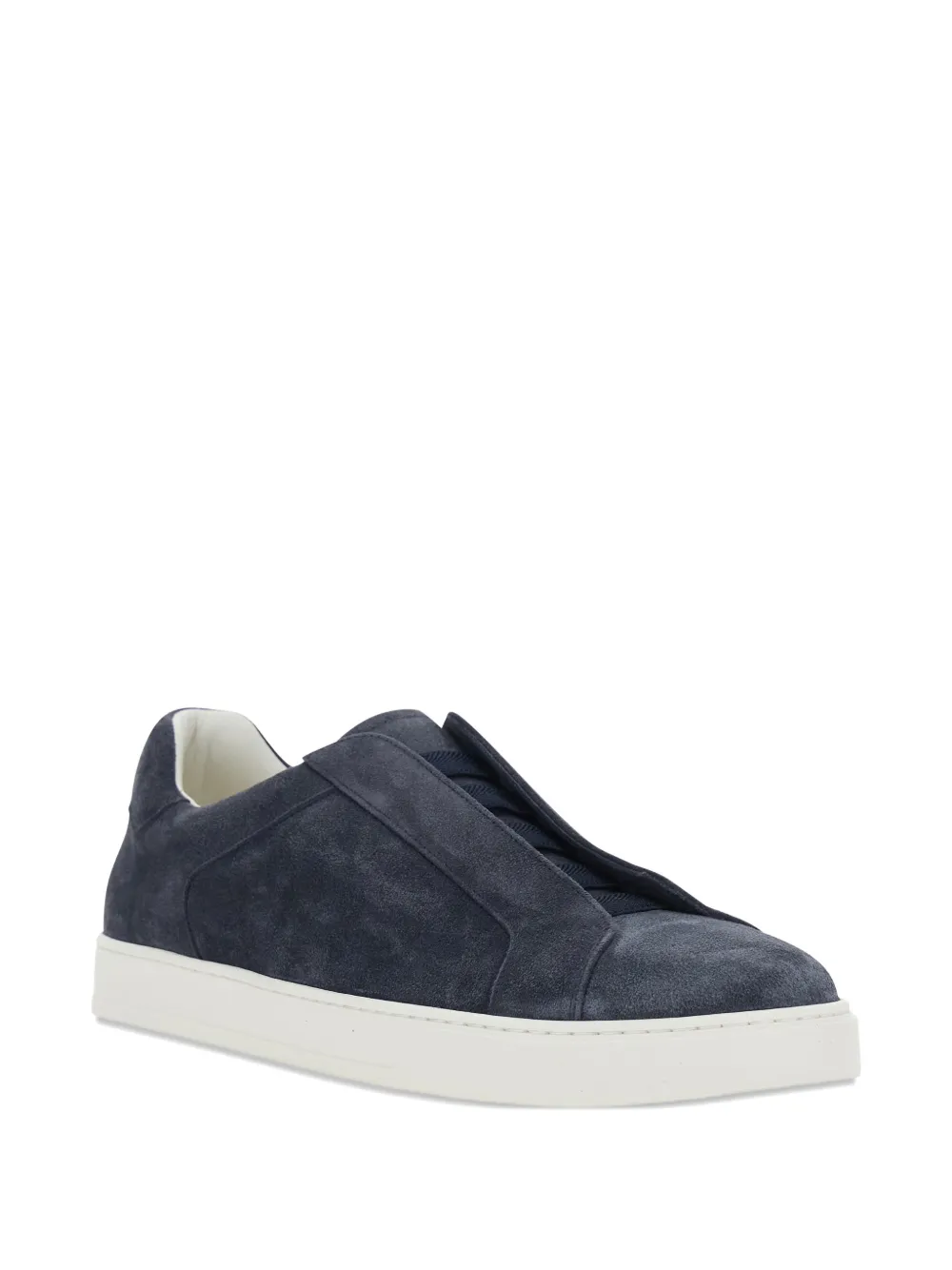 Doucal's leather sneakers Blauw