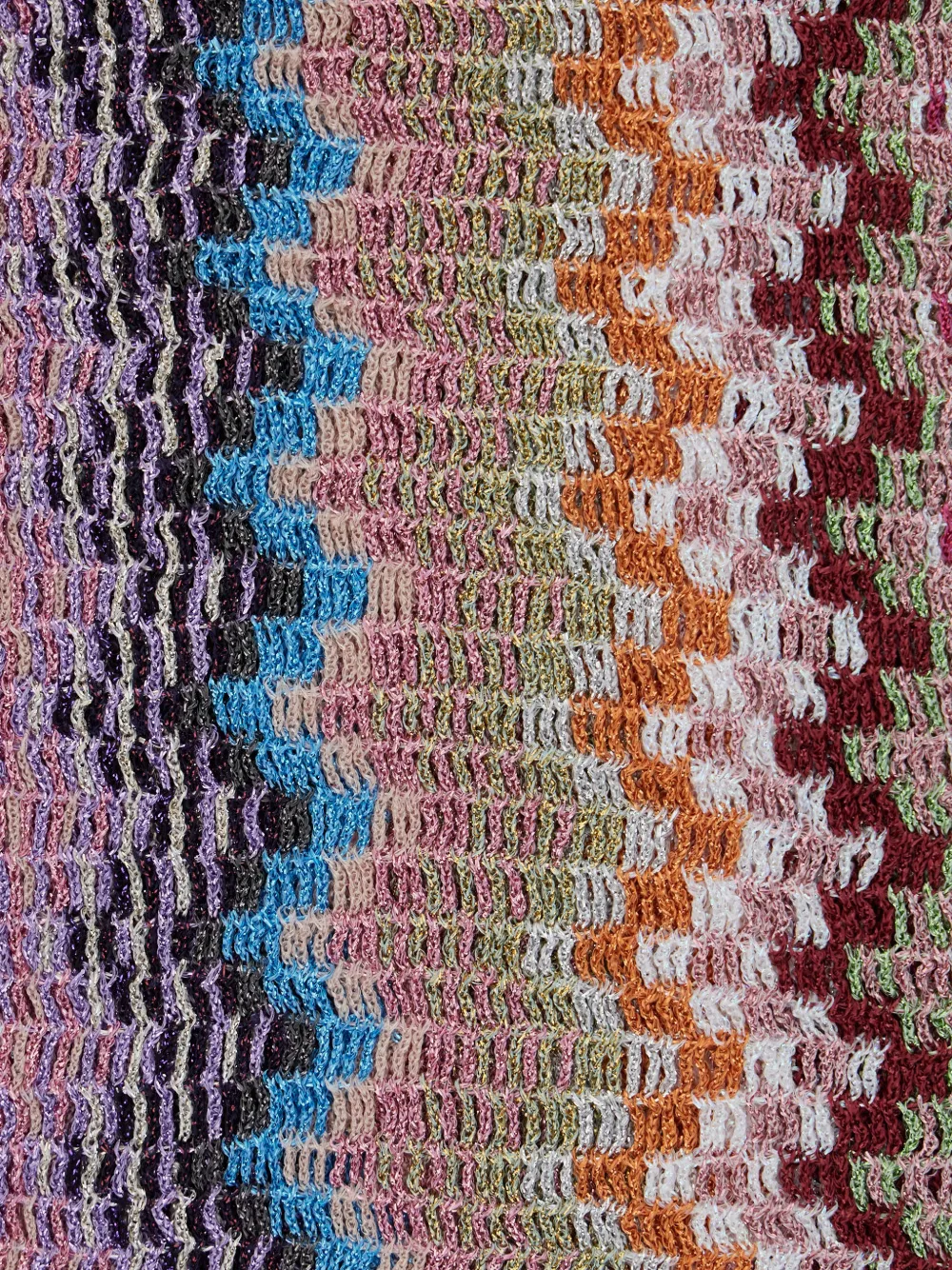  Missoni Zigzag Fringe Scarf - Blue 