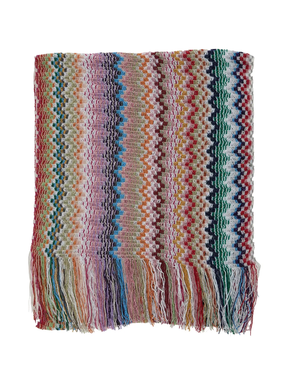  Missoni Zigzag Fringe Scarf - Blue 