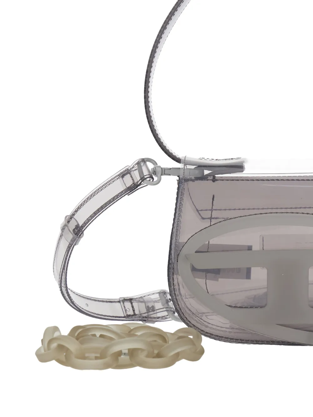  Diesel 1dr-iconic Logo Tote Bag - Grey 