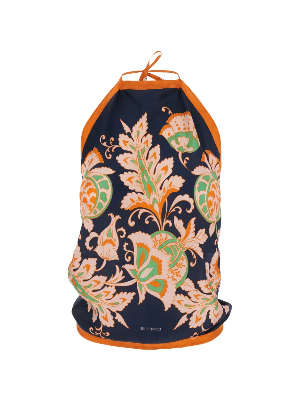 ETRO floral halterneck top - Blu