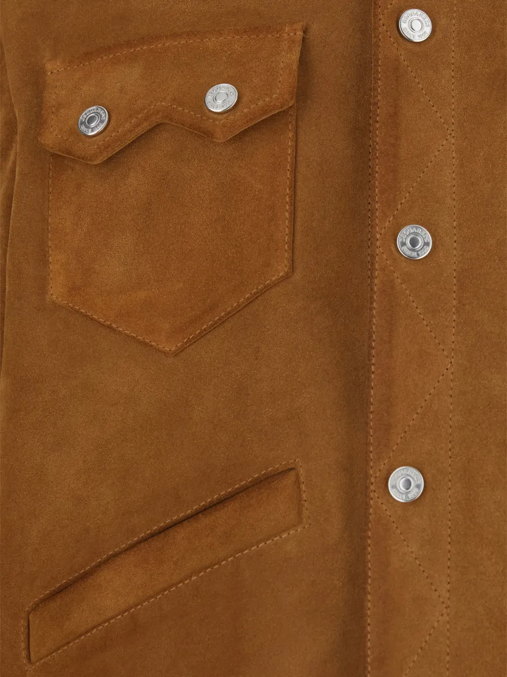  Dsquared2 Suede Jacket - Brown 
