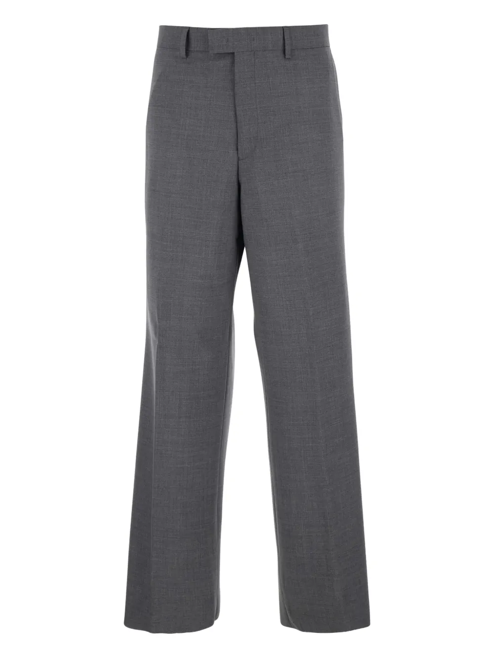 Emporio Armani belt-loops welt pocket trousers - Grigio