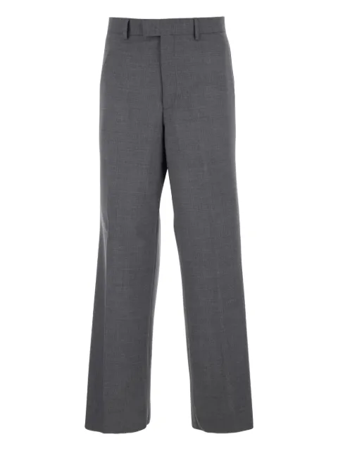 Emporio Armani belt-loops welt pocket trousers