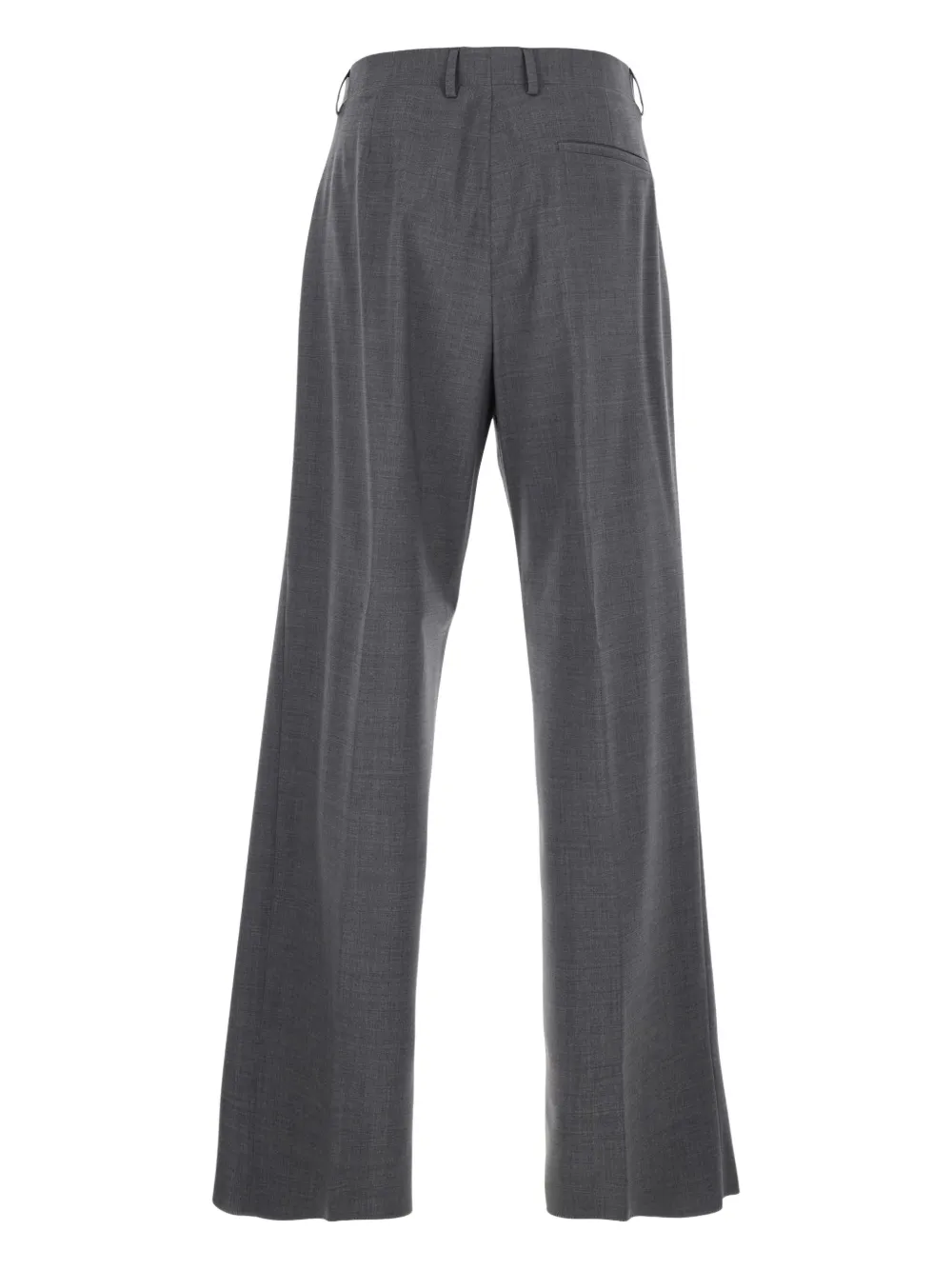 Emporio Armani belt-loops welt pocket trousers - Grijs