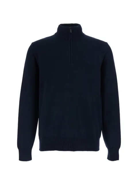 Emporio Armani cotton zip-up sweater