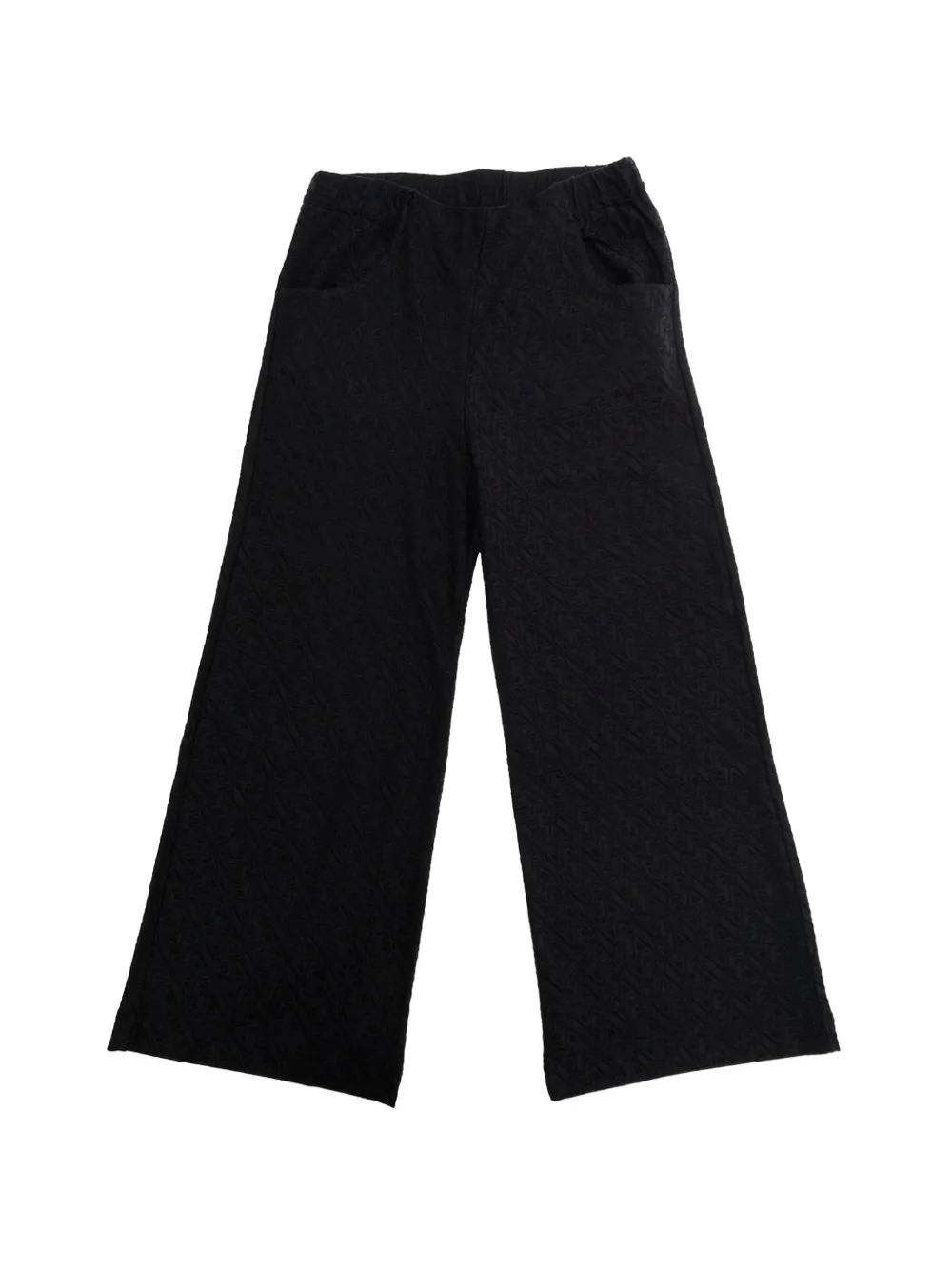 Emporio Armani Kids Broek met logopatroon Blauw