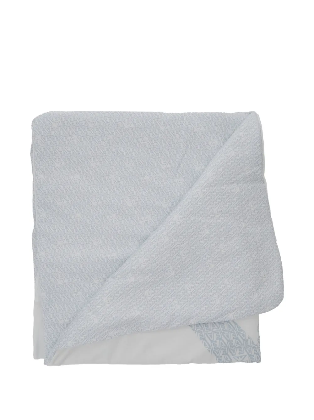 Emporio Armani Kids Deken met patroon - Wit