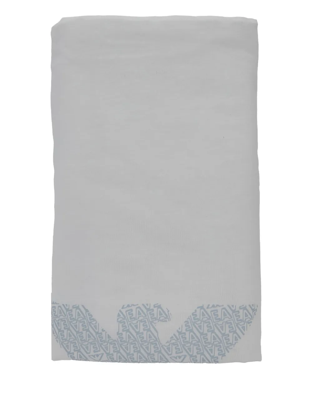 Emporio Armani Kids eagle motif blanket - Bianco