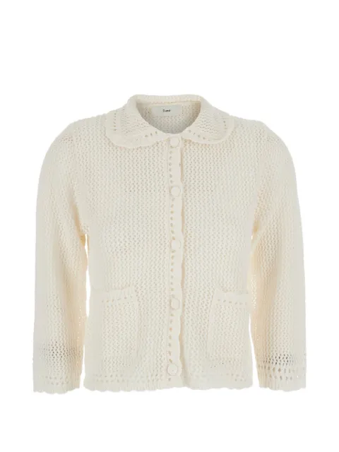 DUNST open-knit cardigan
