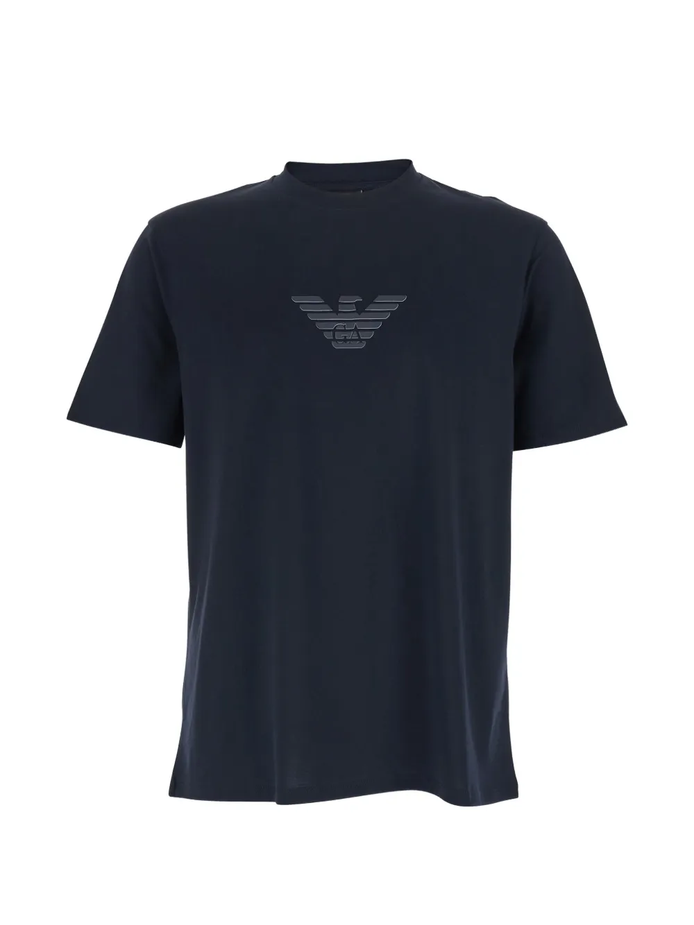 Emporio Armani logo-print T-shirt - Blu