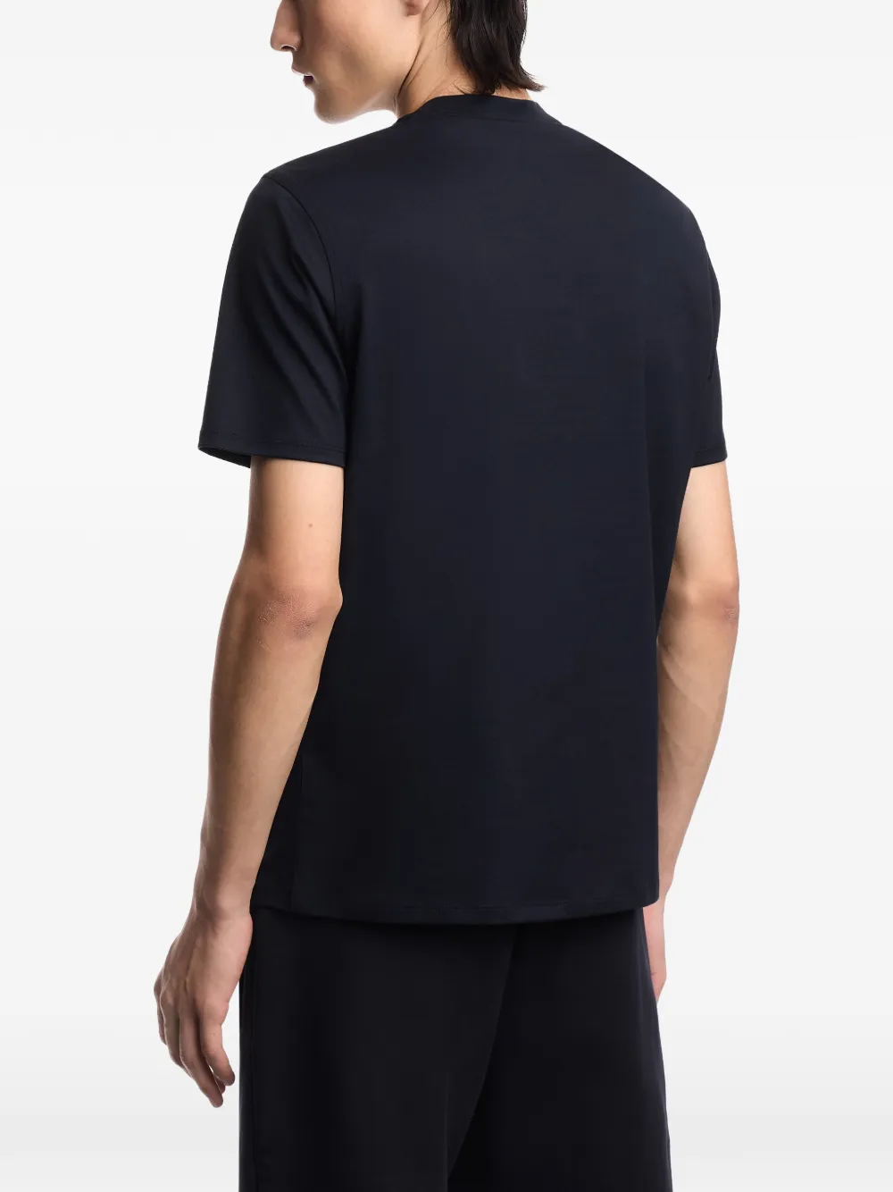 Emporio Armani T-shirt met logoprint Blauw