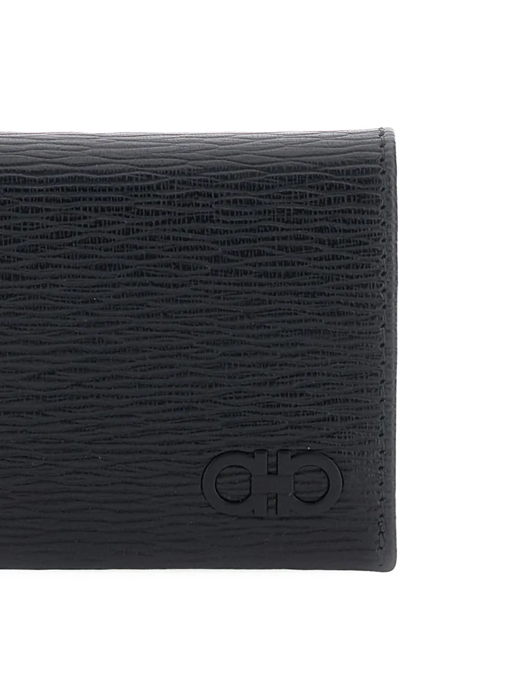  Ferragamo Gancini Card Holder - Black 
