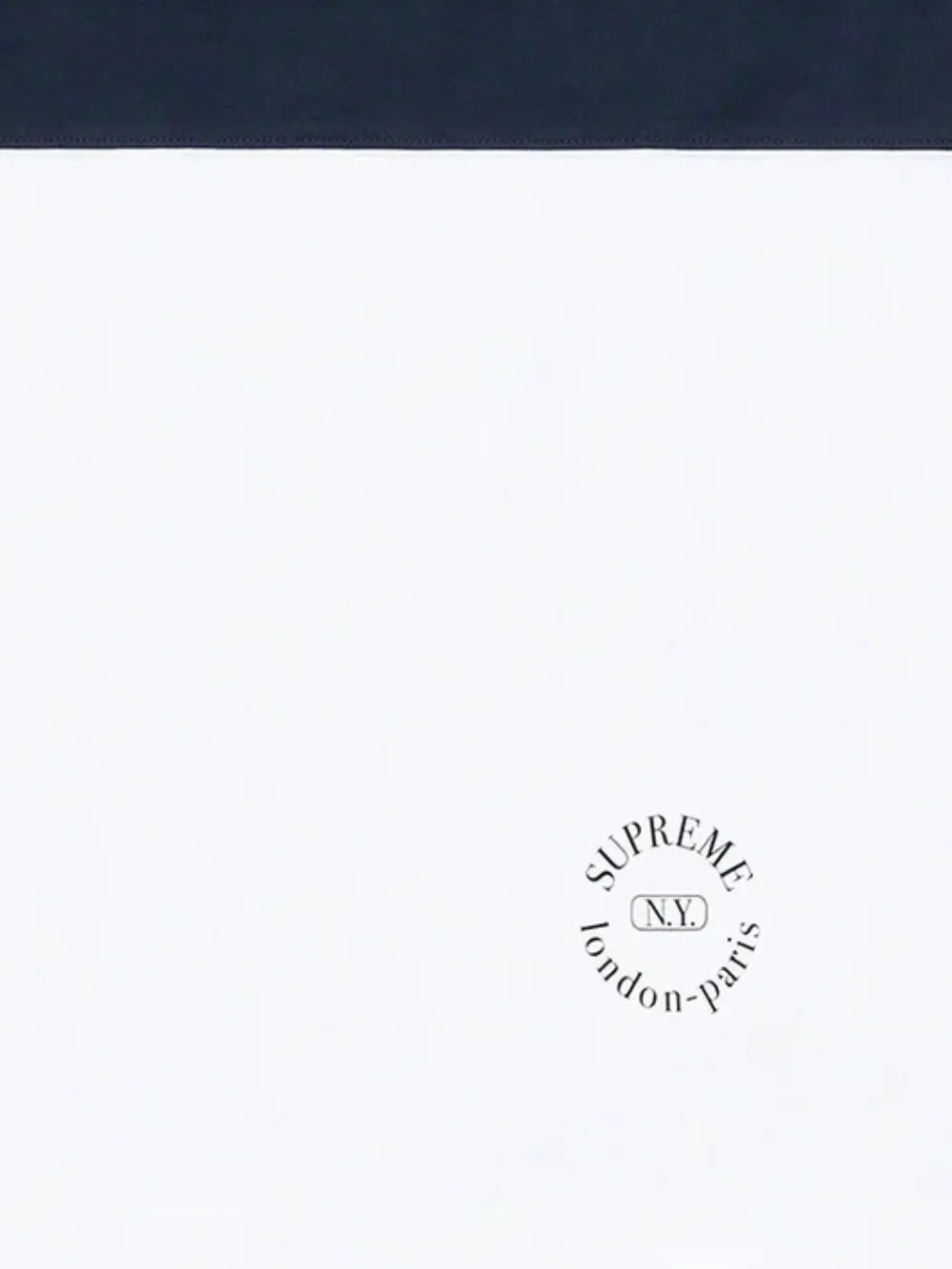 Supreme split block T-shirt - Wit