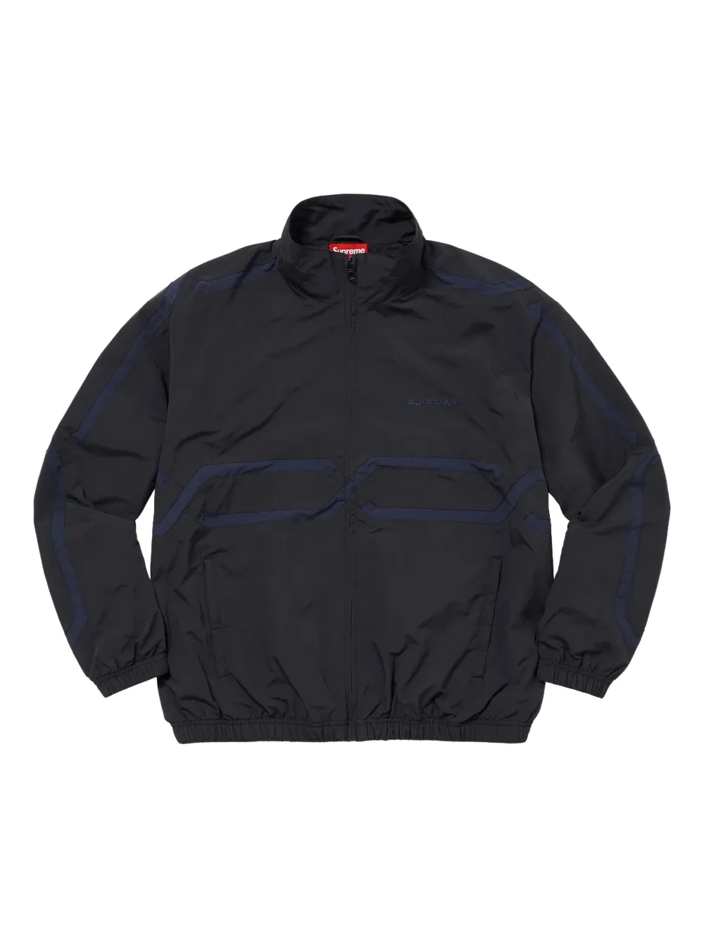 Supreme Inset Link chain link track jacket | Black | Image 1