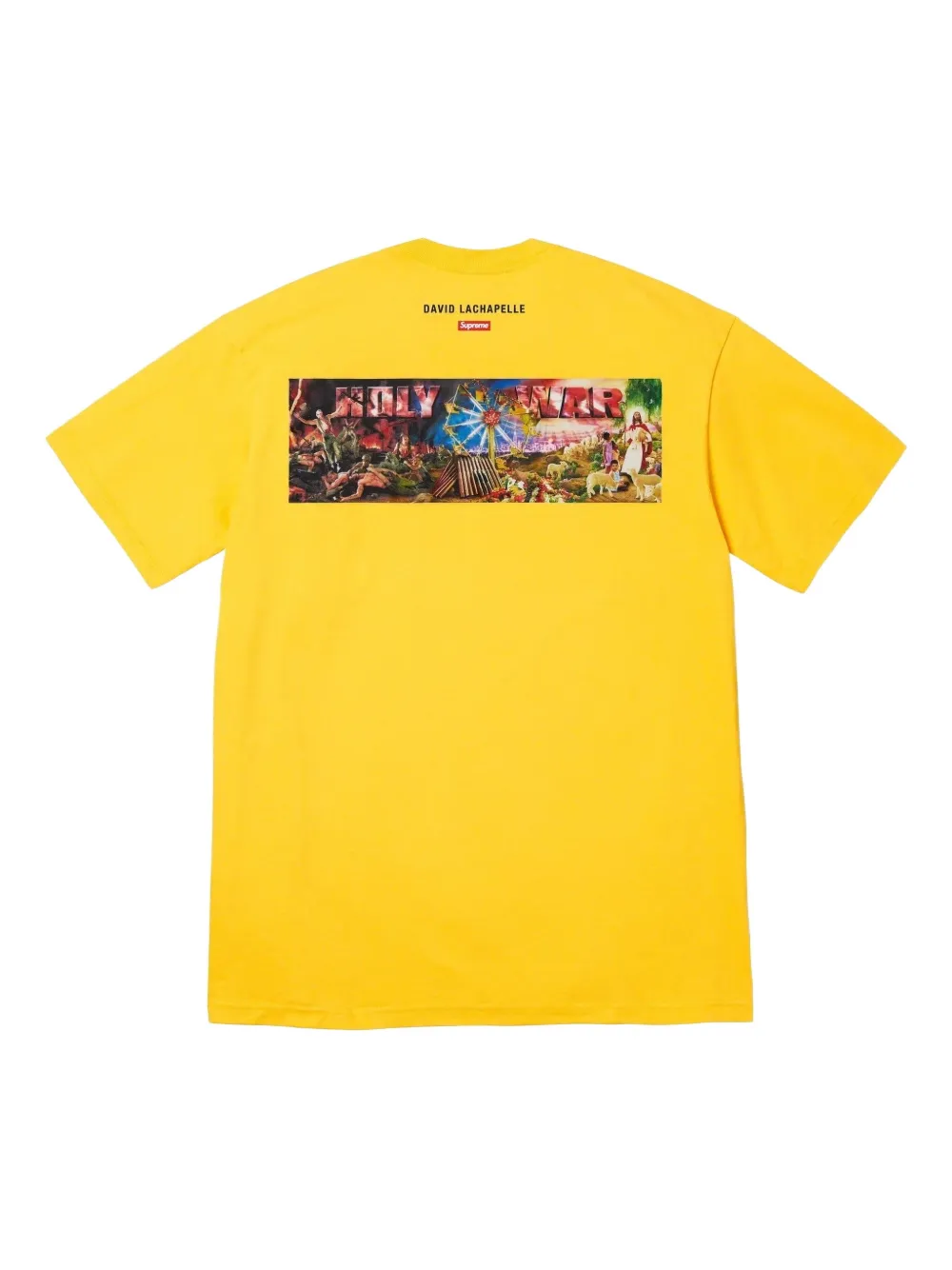 Supreme printed T-shirt - Geel