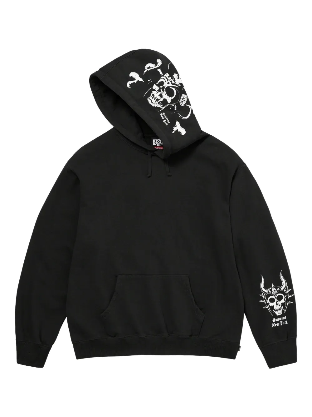 Supreme Bounty Hunter graphic hoodie - Nero