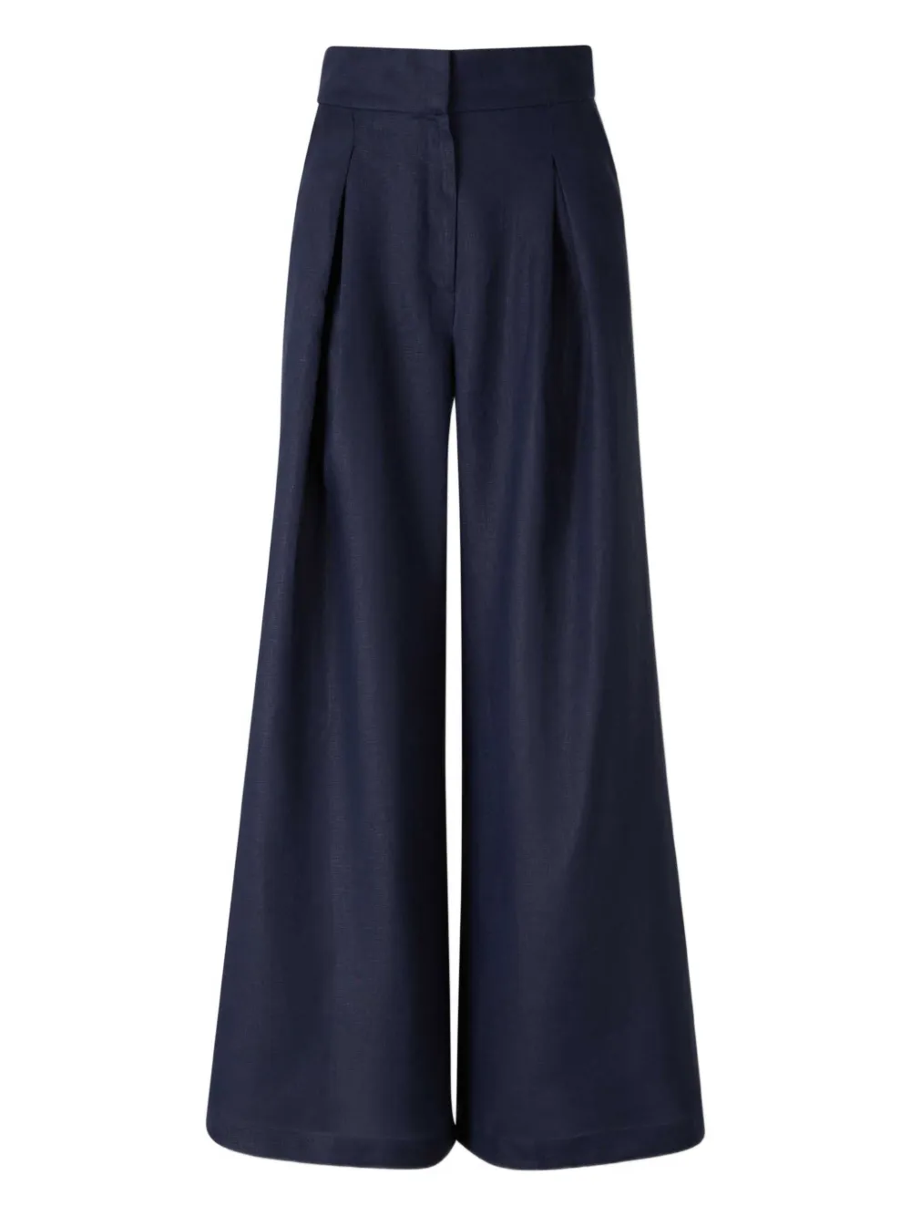 ANDRES OTALORA pleated flared trousers | Blue | Image 1