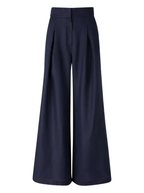 ANDRES OTALORA pleated flared trousers