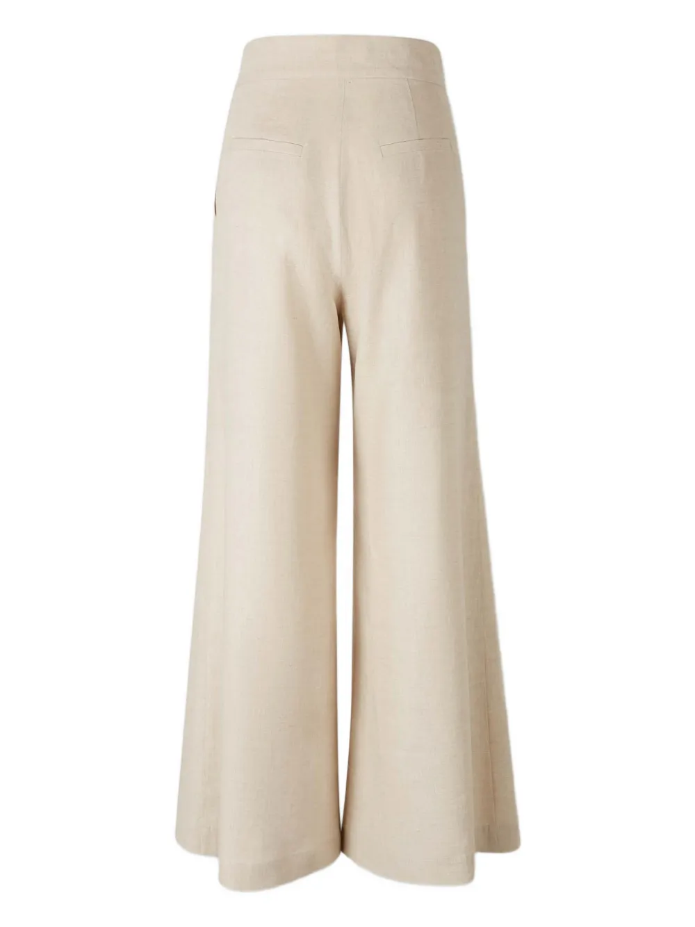 ANDRES OTALORA high-waist flared trousers - Beige
