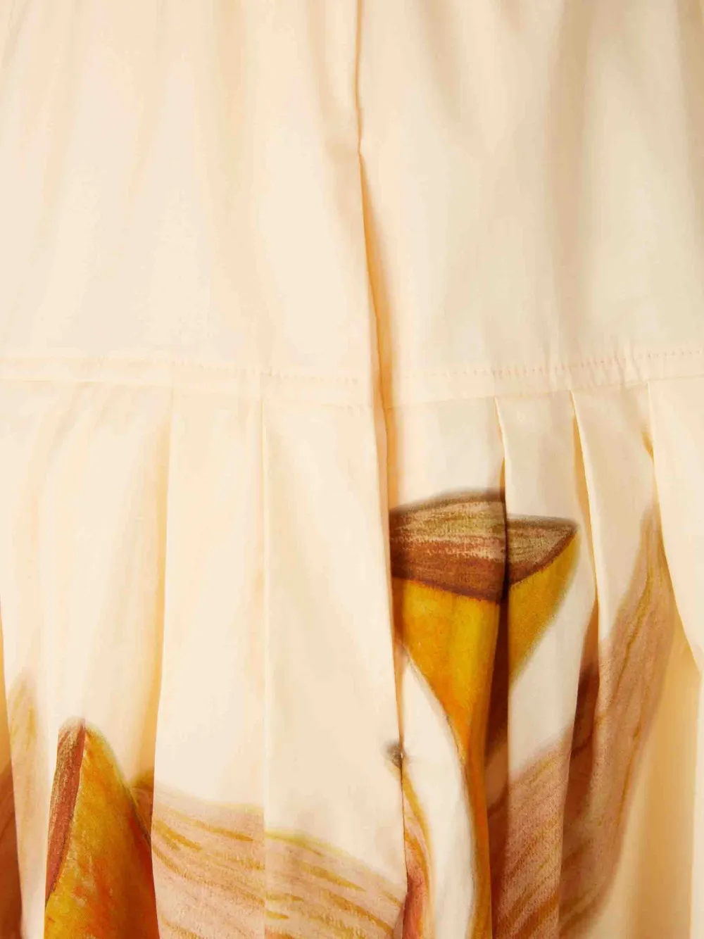 Ulla Johnson Filagree Botanical-print Belted Midi Skirt In Multi