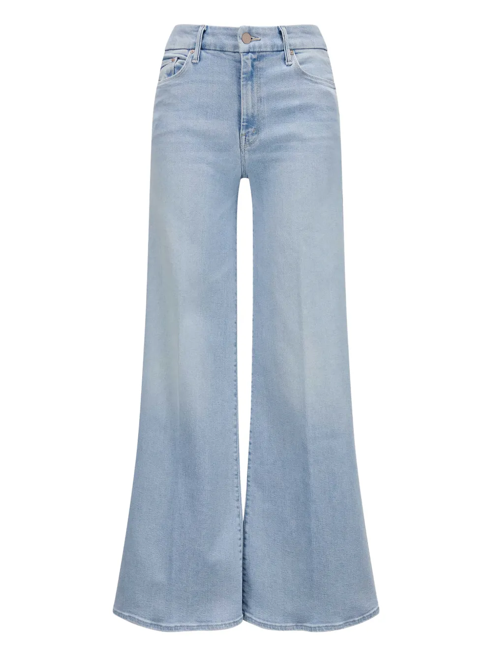 MOTHER belt-loops wide-leg jeans - Blu