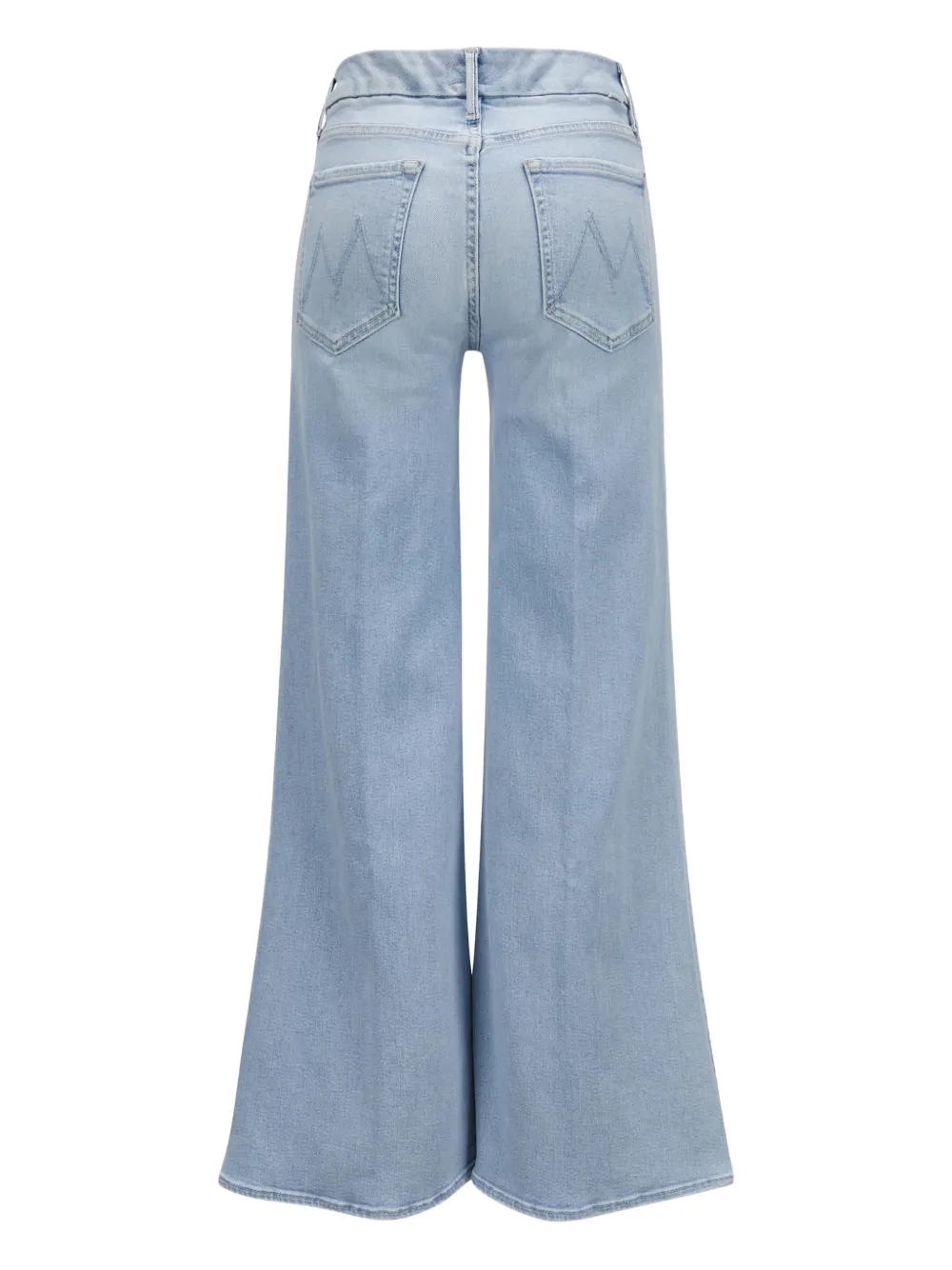 MOTHER belt-loops wide-leg jeans - Blauw