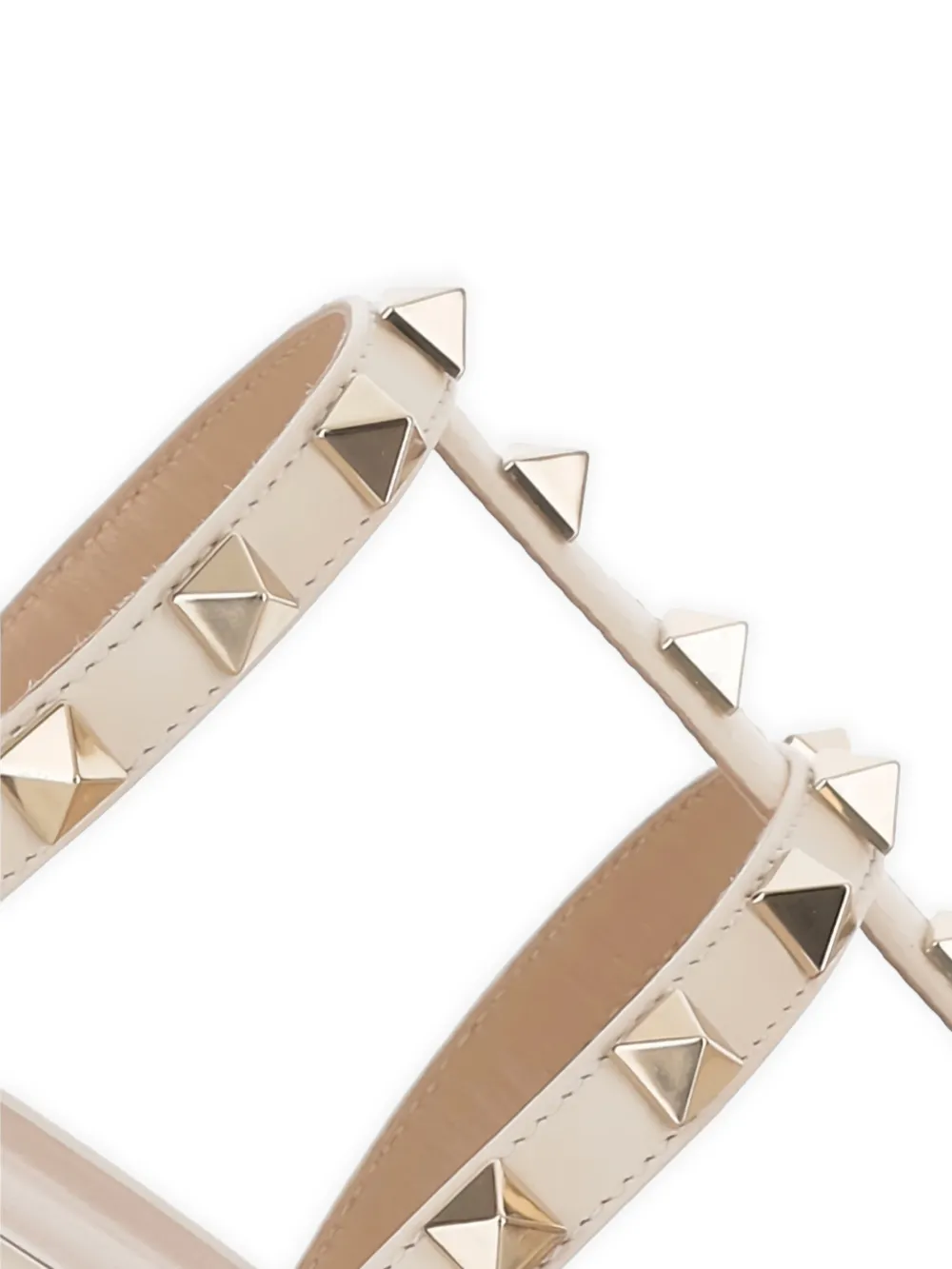 Valentino Garavani Sandalen met studs Beige