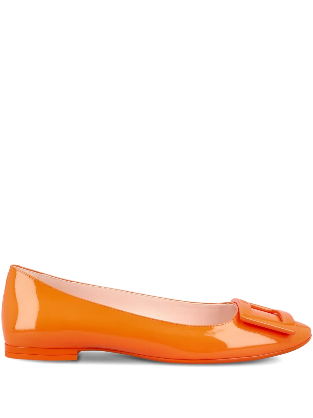 Roger Vivier buckle ballet flats | Orange | Image 1