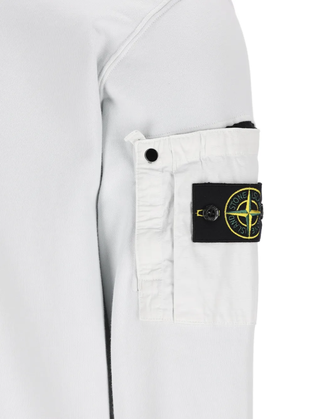 Stone Island Sweater met logopatch Blauw