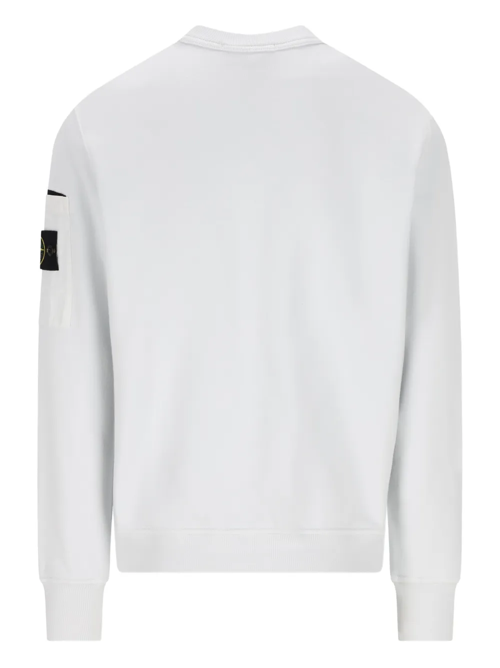 Stone Island logo patch sweatshirt - Wit
