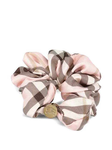 Burberry patterned silk scrunchie