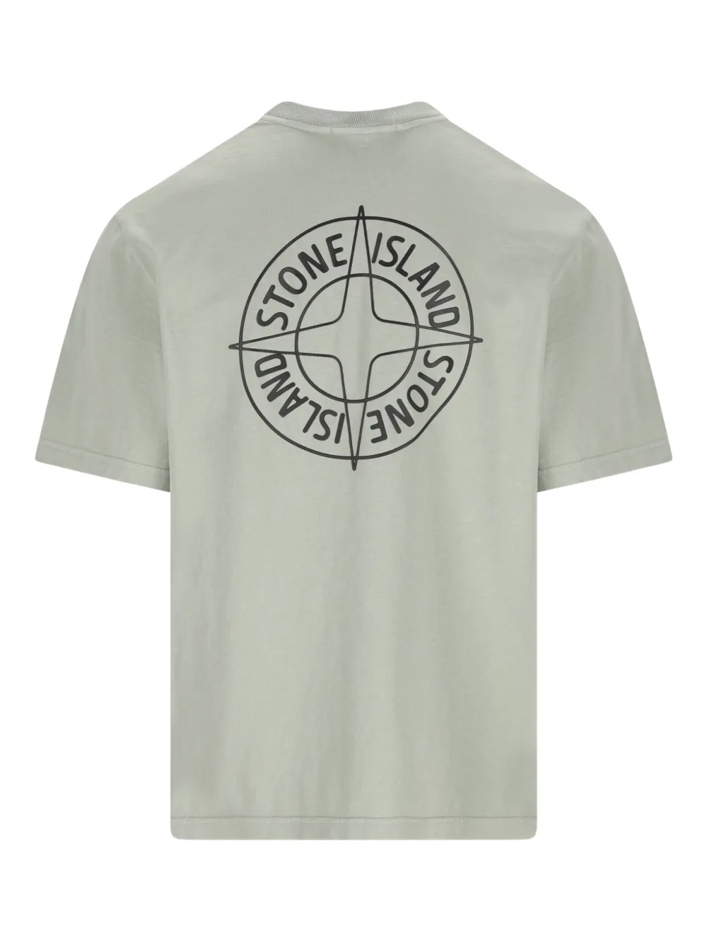 Stone Island logo-print T-shirt - Grijs
