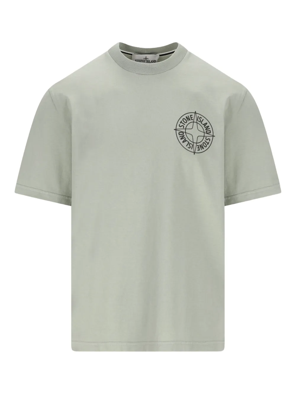 Stone Island logo-print T-shirt - Grigio