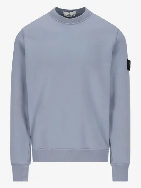 Stone Island 6100060 organic cotton fleece sweatshirt
