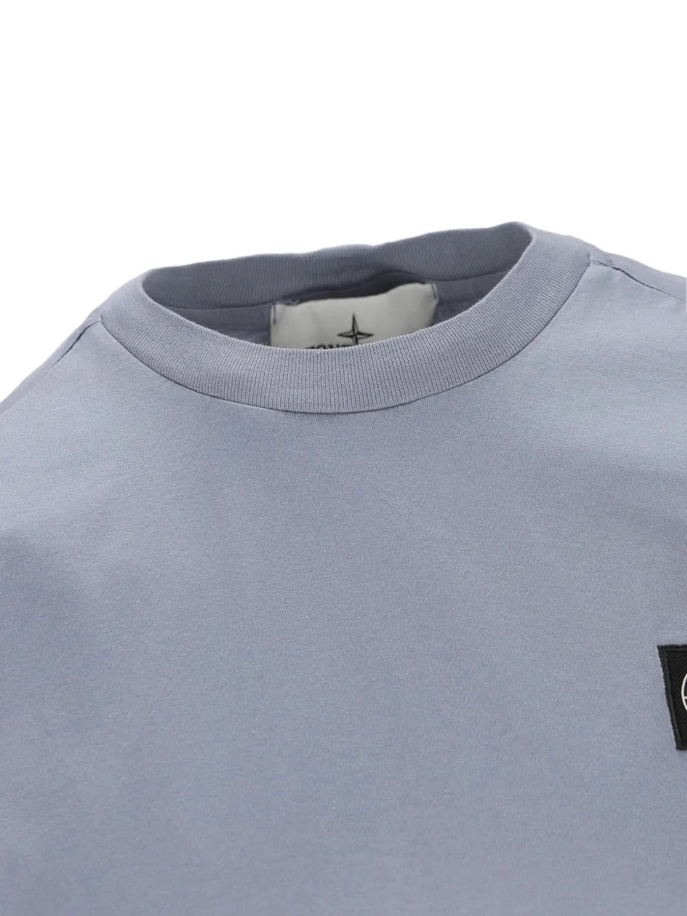Stone Island T-shirt met Compass-logopatch Blauw