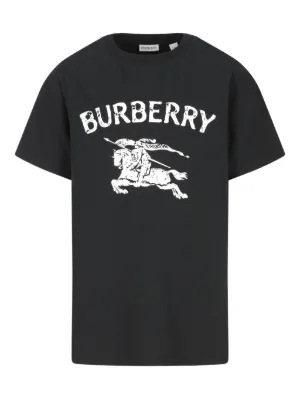 Burberry Kids Thomas Bear-print Cotton T-shirt | Black | FARFETCH IN