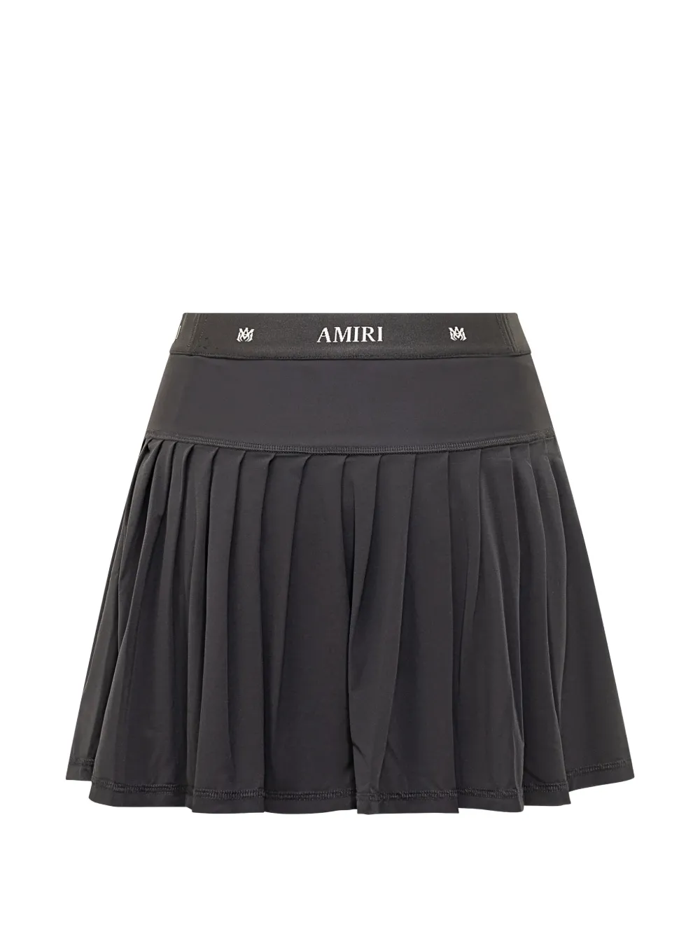 AMIRI pleated mini skirt - Zwart