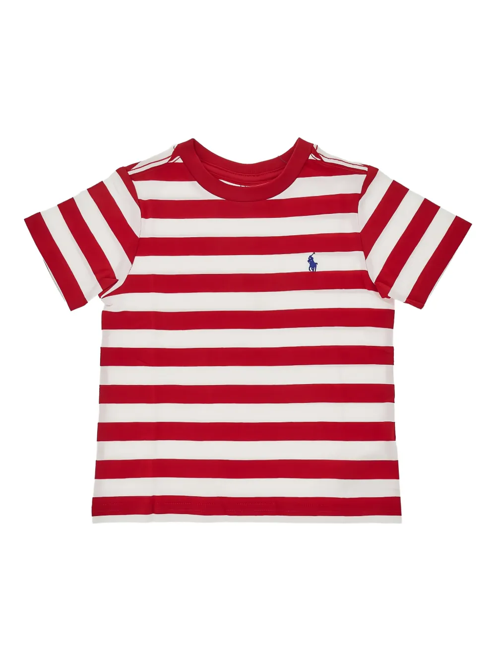 POLO RALPH LAUREN KIDS striped T-shirt - Rosso