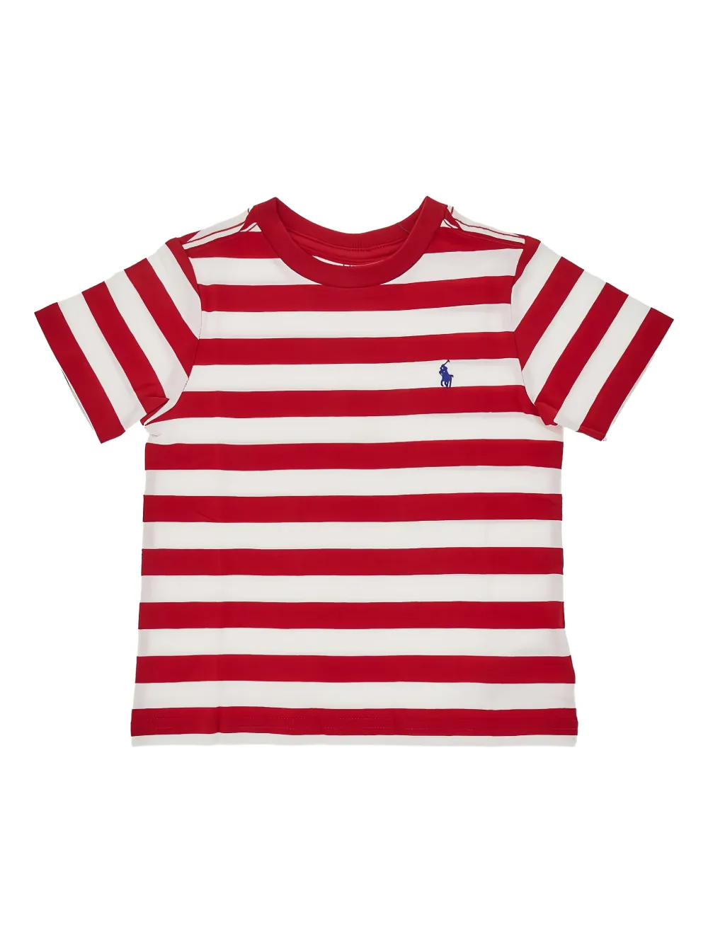 POLO RALPH LAUREN KIDS striped T-shirt - Rosso