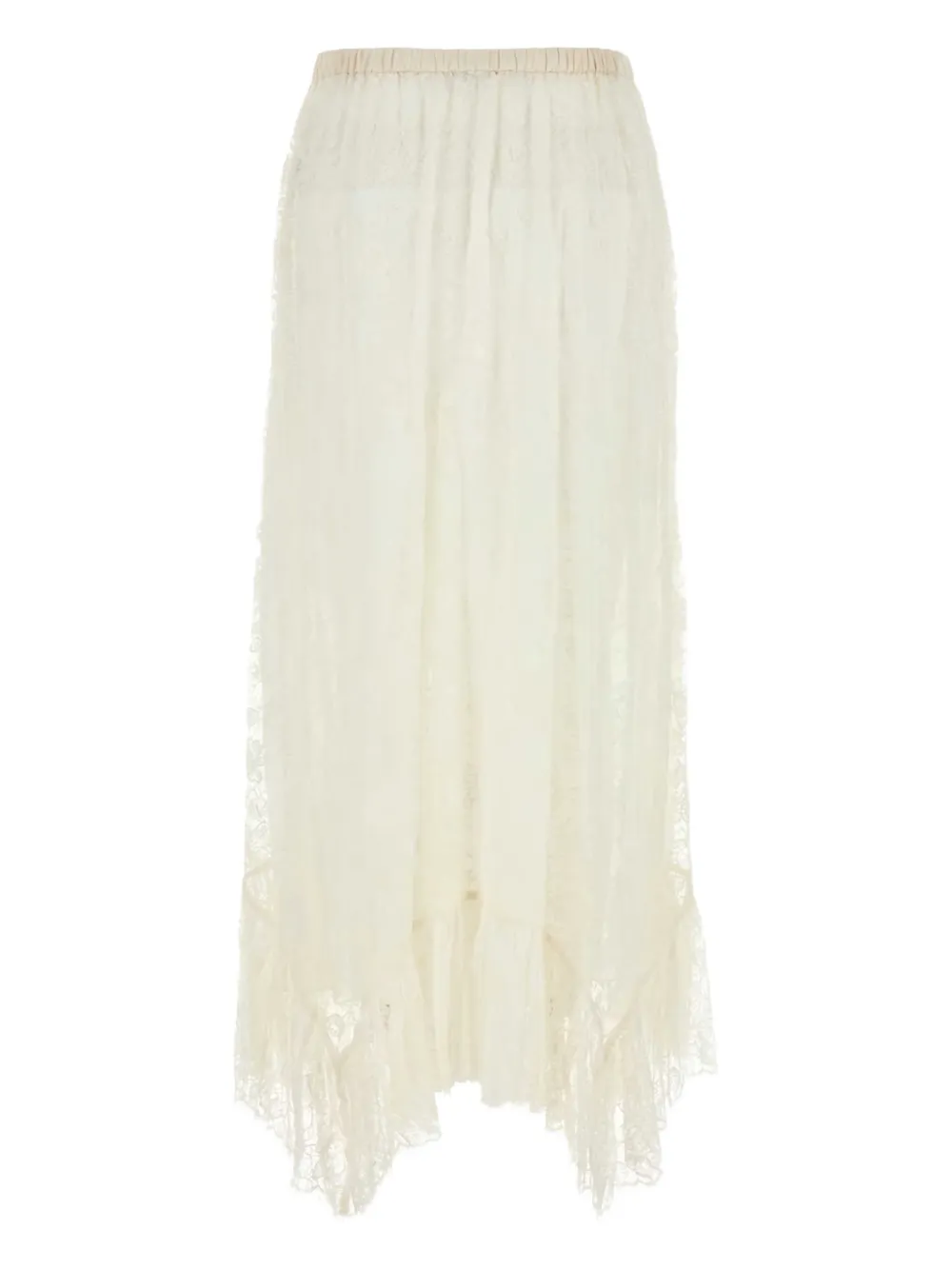 Chloé Midi-rok met kant - Wit