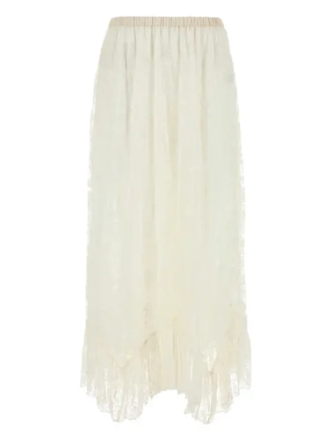 Chloé lace midi skirt