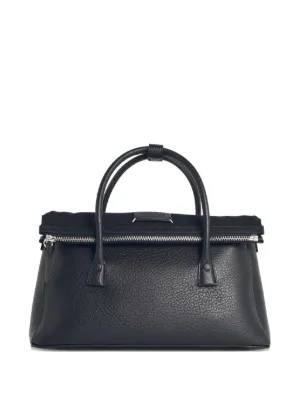 Jil Sander Goji bamboo-handle Leather Bag | Black | FARFETCH